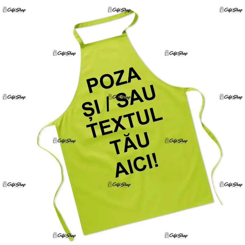 ..sort verde deschis personalizat cu poza / text